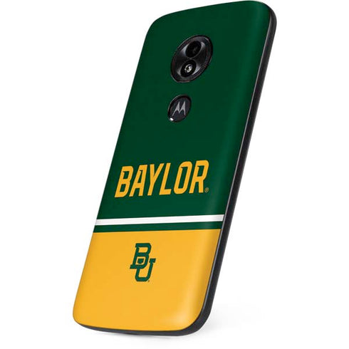Baylor University BU Split Moto E5 Play Skin
